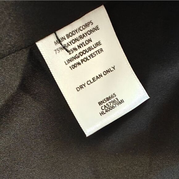 NWOT Chelsea 28 Black velvet velour open suit jacket Blazer size M - Picture 6 of 7